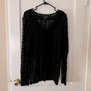 Karen Kane Black Lacey Top